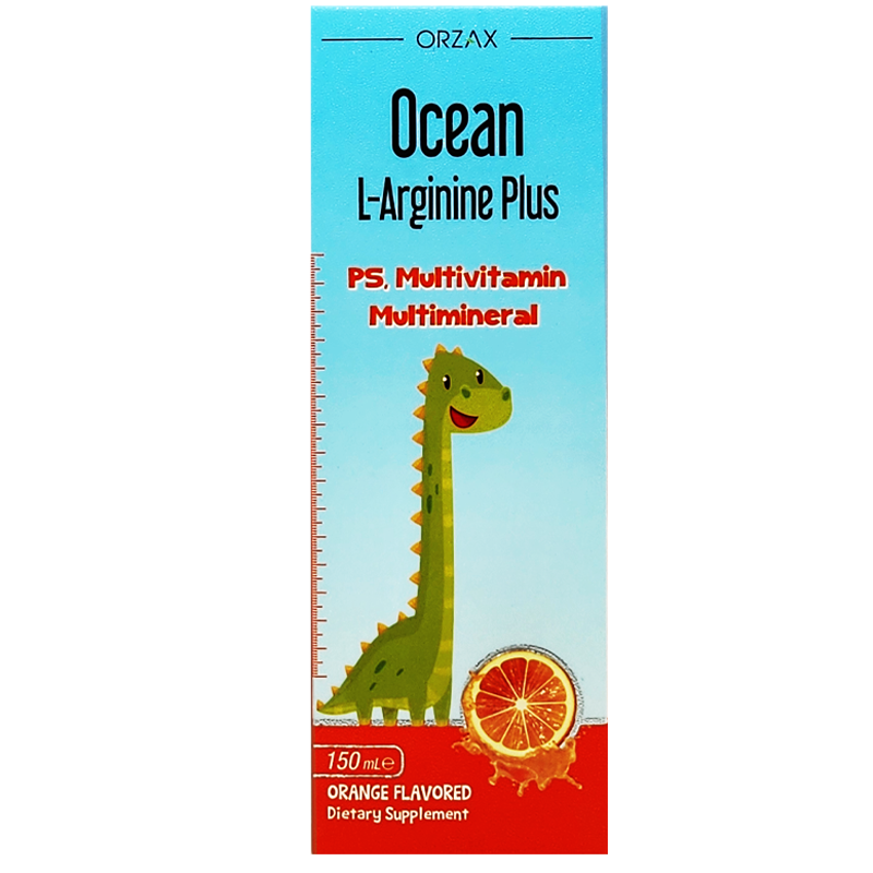 Мультивитамины для детей, 150 мл, Ocean L-Arginine Plus