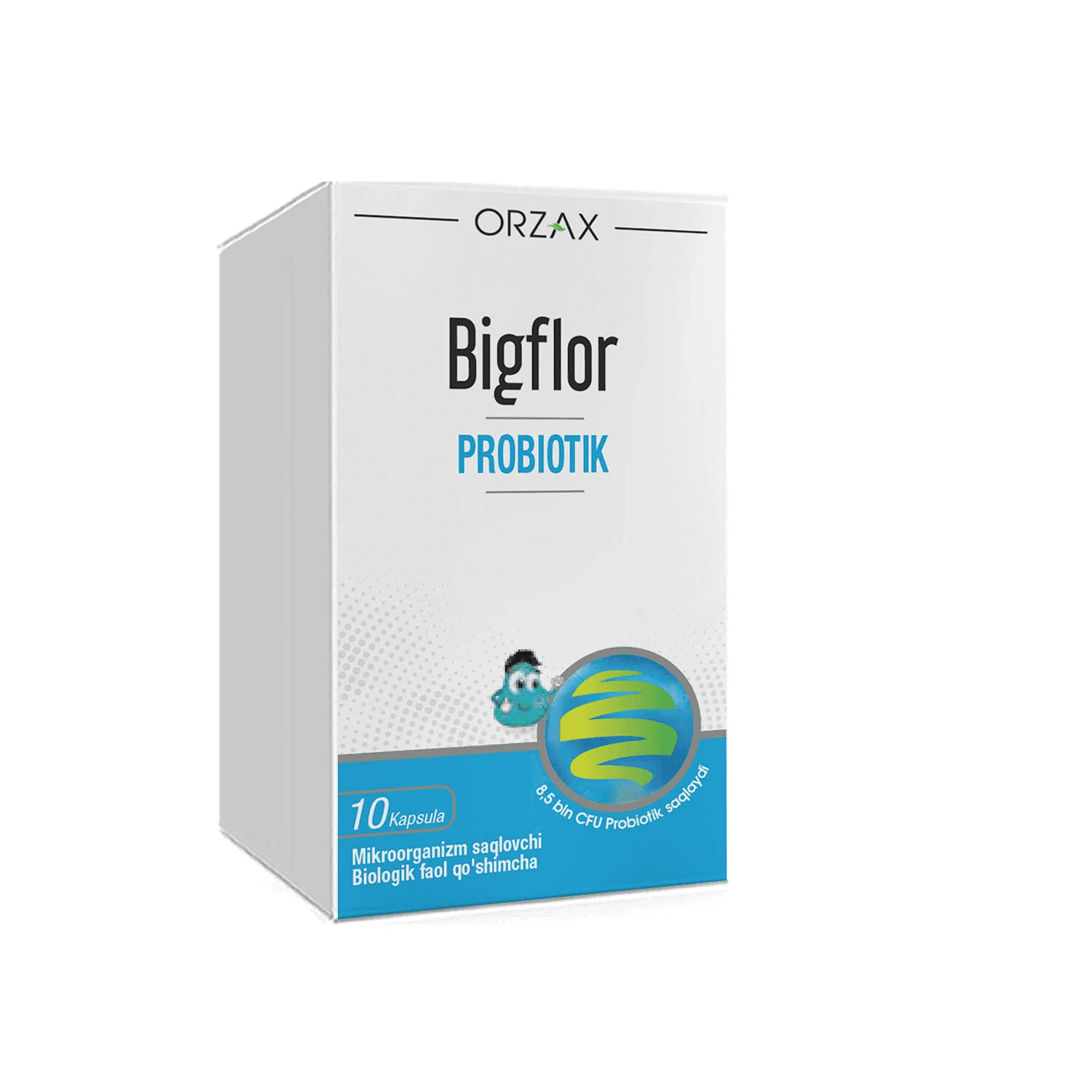Orzax Bigflor Пробиотики 10 капсул, Orzax Bigflor Probiotic
