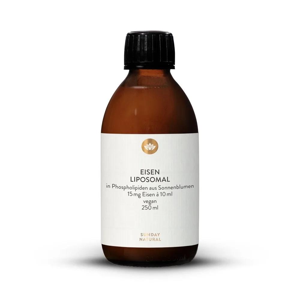 Липосомальное железо, 15 мг, 250 мл, Sunday Natural