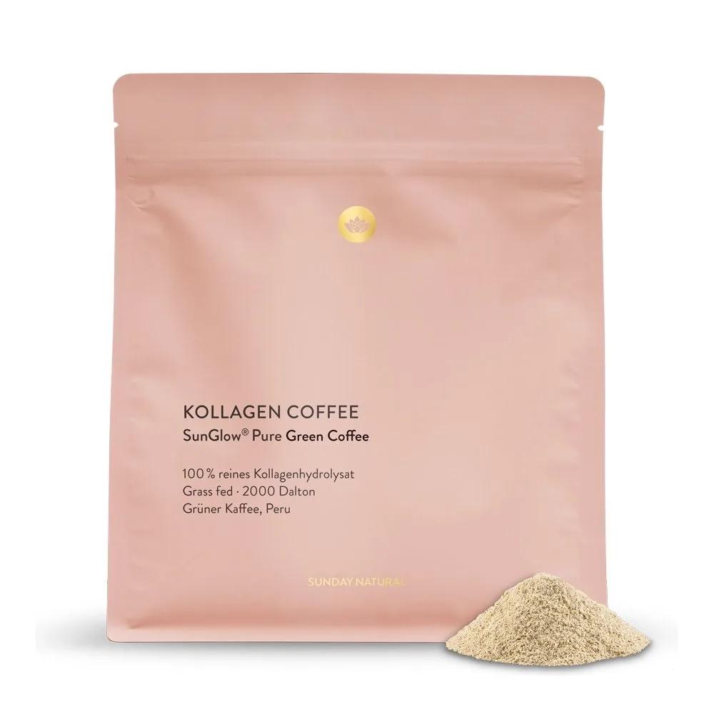 Коллаген с кофе, 360 г, Sunday Natural, Kollagen Coffee SunGlow Pure