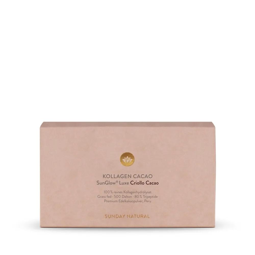 Коллаген с какао, 120 г, Sunday Natural, Kollagen Cacao SunGlow Luxe