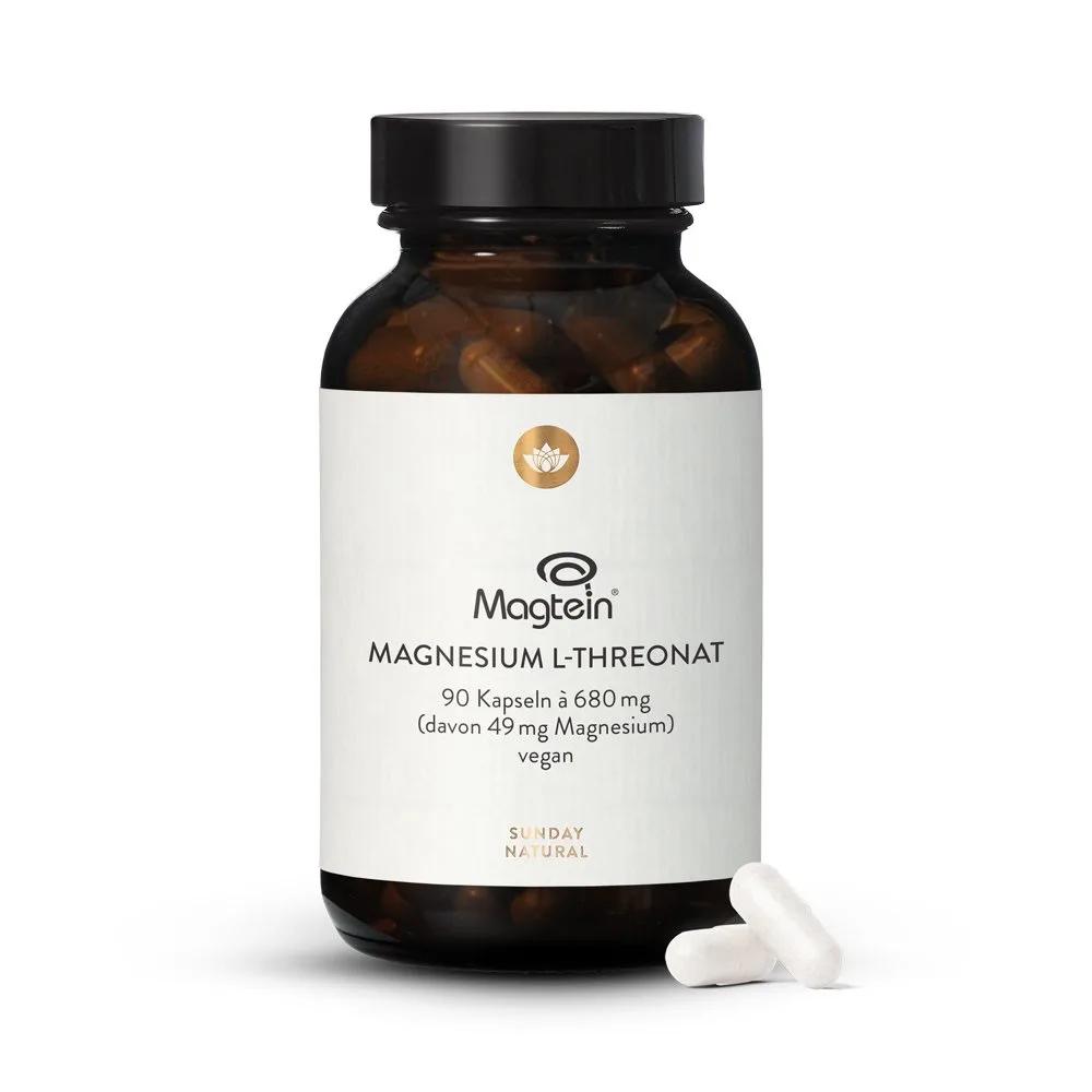 Магний Neuro Komplex, 147 мг, 90 капсул, Sunday Natural, Magtein