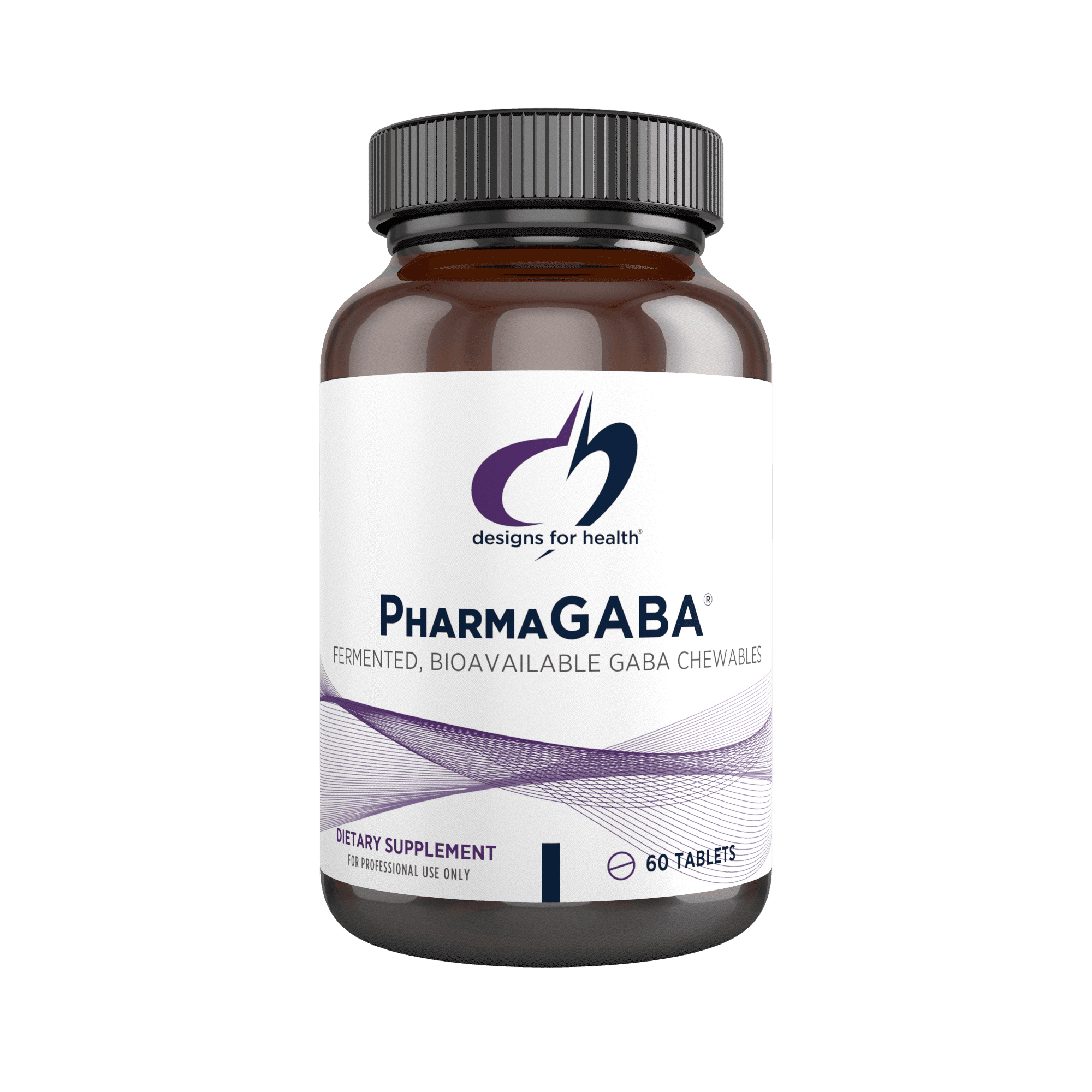 ГАМК, 60 жевательных таблеток, Designs For Health, PharmaGABA