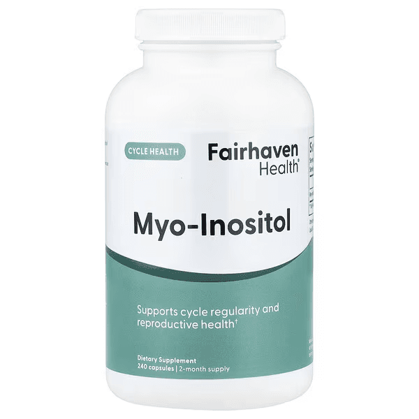 Мио-инозитол, 2000 мг, 240 капсул, Fairhaven Health,  Myo-Inositol