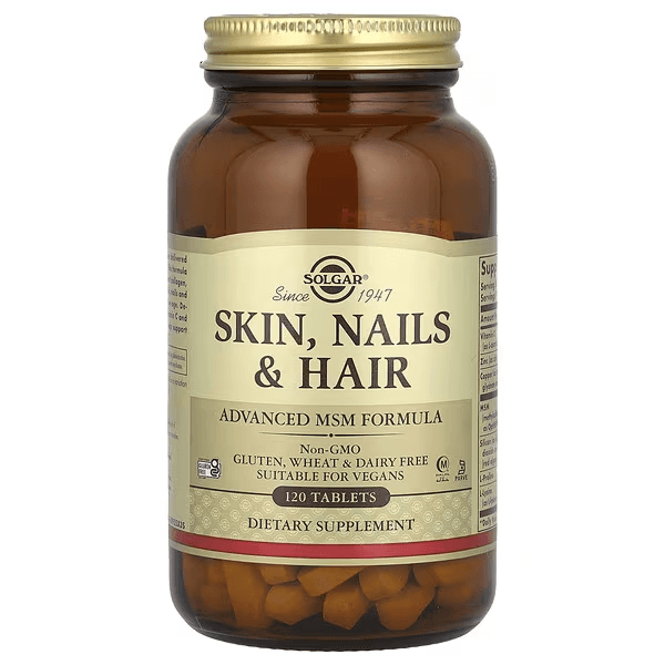 Кожа, ногти и волосы, 120 таблеток, Solgar, Skin, Nails & Hair