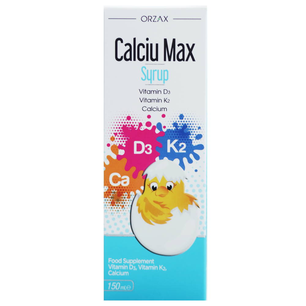 Кальций для детей, 150 мл, Calciu Max