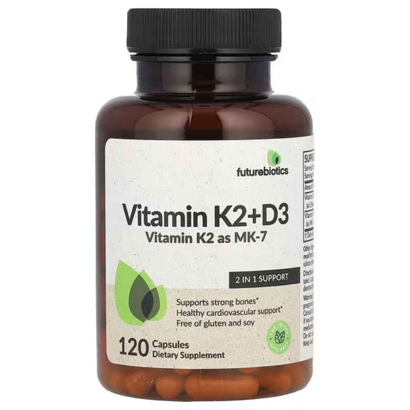 Витамины К2+Д3, 120 капсул, Vitamin K2 + D3