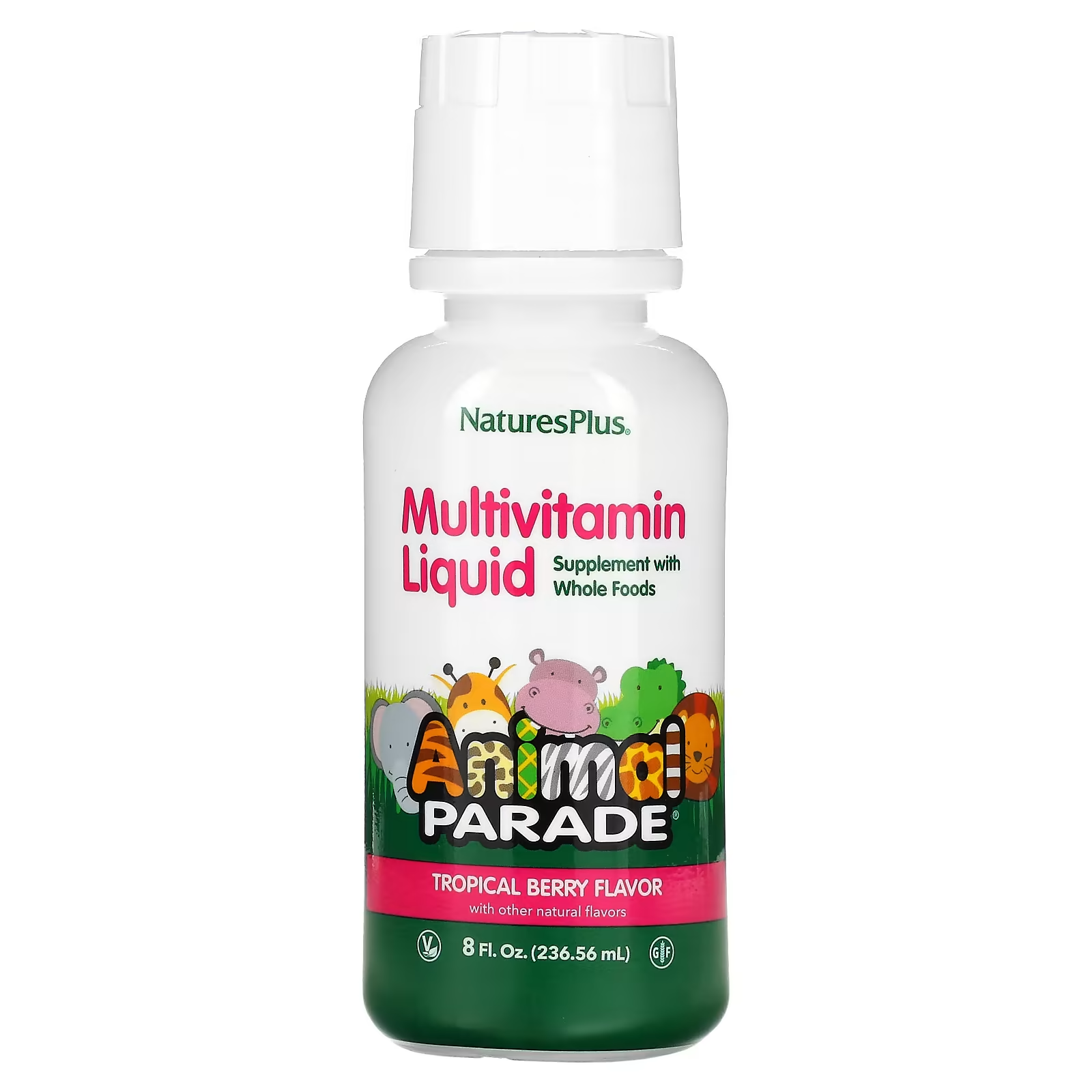 Жидкие мультивитамины для детей, 236 мл, Animal Parade
