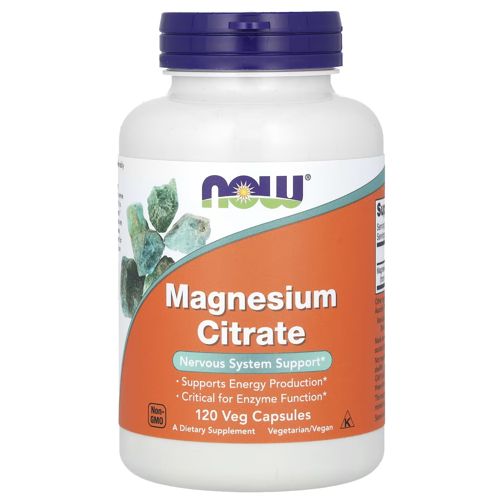 Цитрат магния, 120 вегетарианских капсул, Magnesium Citrate