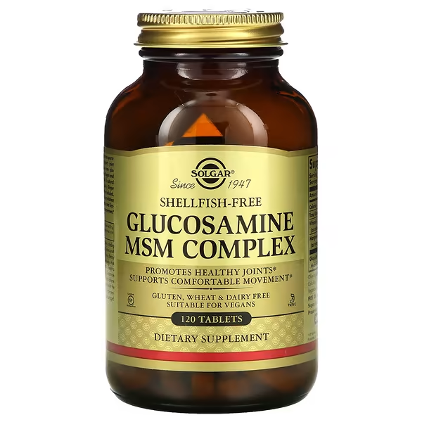 Комплекс глюкозамина с МСМ, 120 таблеток, Glucosamine MSM Complex