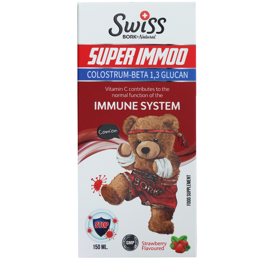 Мультивитамины для иммунитета, 150 мл, SwissBork, Super Immoo