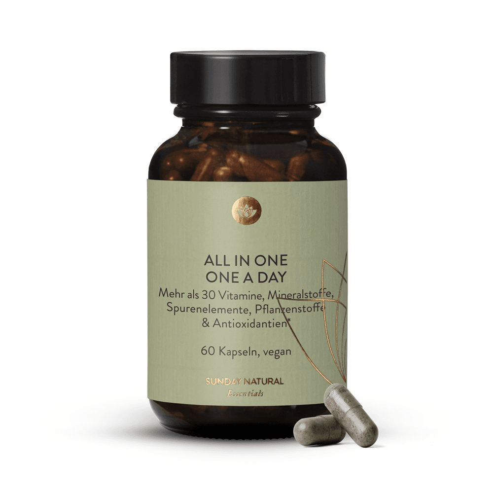Мультивитамины для взрослых, 60 капсул, Sunday Natural, All In One