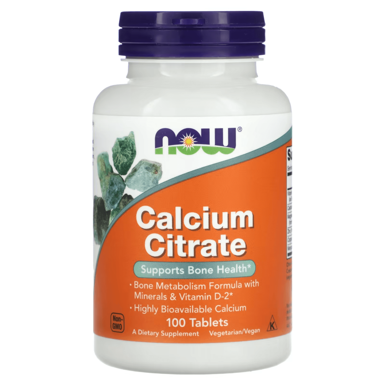 Комплекс с цитратом кальция, 100 таблеток, NOW Foods, Calcium Citrate