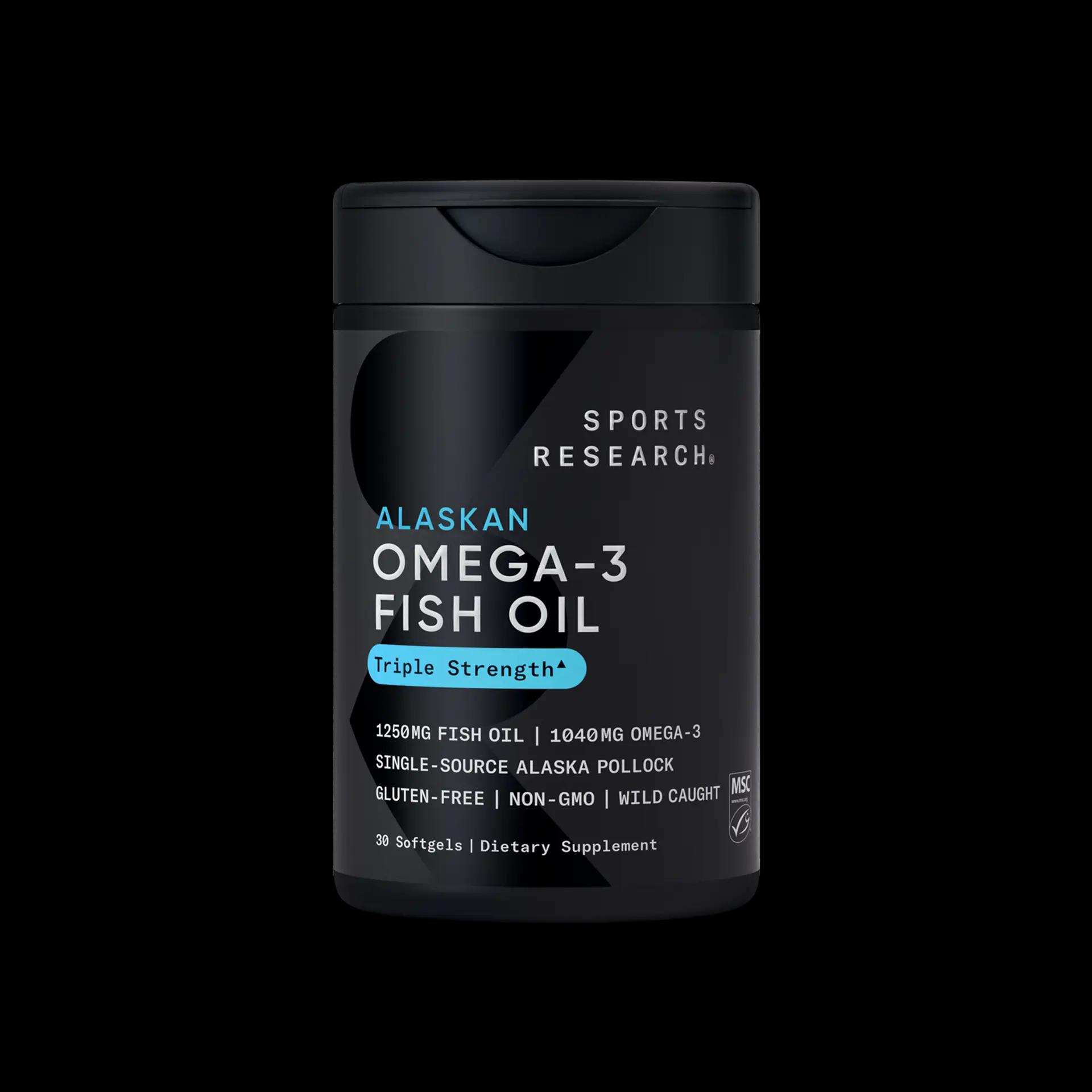 Омега-3 рыбий жир из дикого минтая Аляски, 30 капсул, Alaskan Omega-3